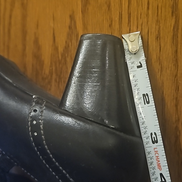 Ecco Leather Mary Jane T-strap Oxford Heels in Black - Size 41 (US 10-10.5) - Picture 8 of 9